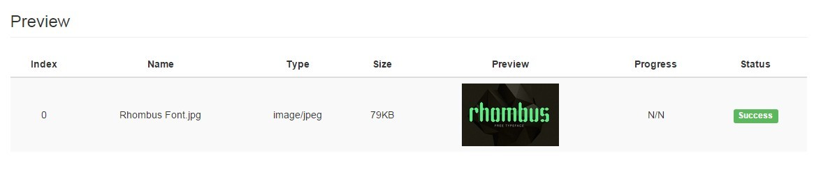 jQuery fengyuanchen File Uploader
